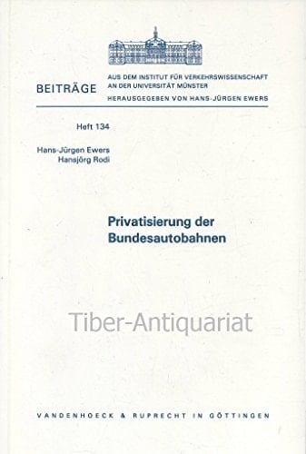 Privatisierung der Bundesautobahnen
