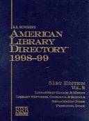 American Library Directory, 1998-1999