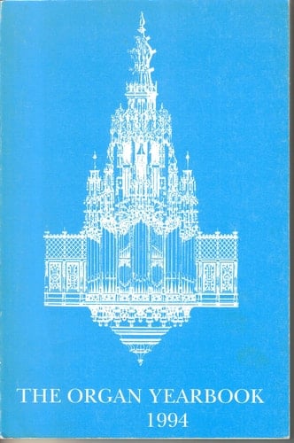 The Organ Yearbook 1994