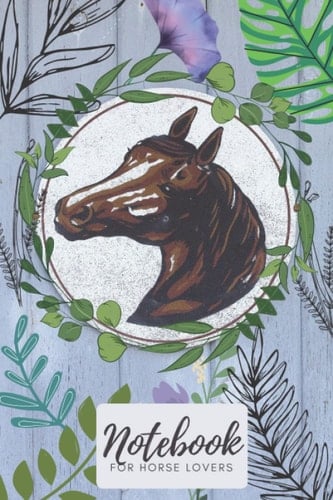 note book for horse lovers: lined note book gift for office workers, co-workers and people who love horses