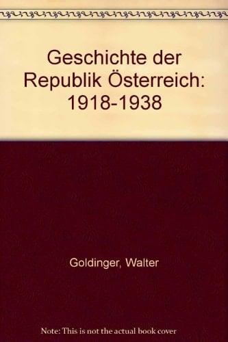 Geschichte der Republik Österreich 1918-1938