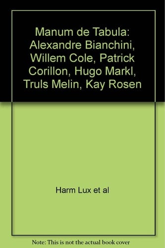 Alexandre Bianchini, Willem Cole, Patrick Corillon, Hugo Markl, Truls Melin, Kay Rosen Shedhalle, 20.9. - 10.11.'91