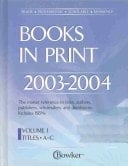 Books in Print, 2003-2004