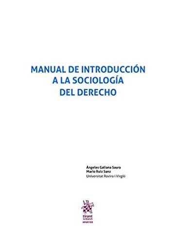 Manual de introducción a la sociología del derecho