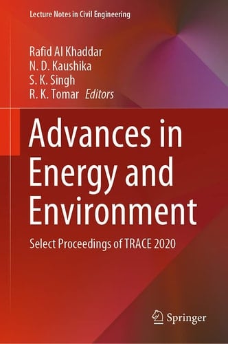 Advances in Energy and Environment Select Proceedings of TRACE 2020