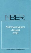 NBER Macroeconomics Annual 1998