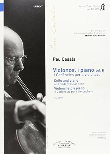 Violoncel i Piano Vol. II i Cadències per a violoncel
