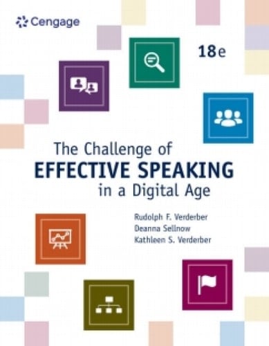 Cengage Infuse for Verderber/Sellnow/Verderber's The Challenge of Effective Speaking in a Digital Age, 1 term Instant Access