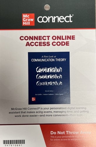Connect Access Card for A First Look at Communication Theory