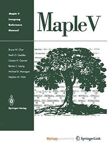 Maple V Language Reference Manual