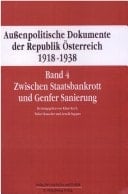 Aussenpolitische Dokumente der Republik Österreich, 1918-1938 (ADÖ)
