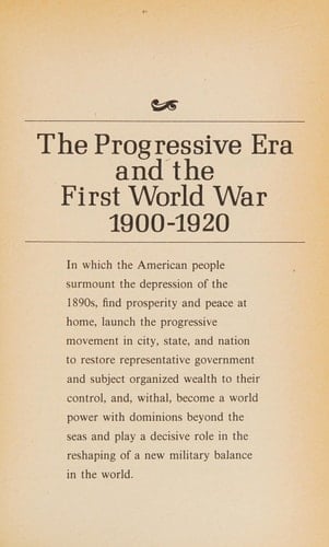 American Epoch; a History of the United States Since 1900