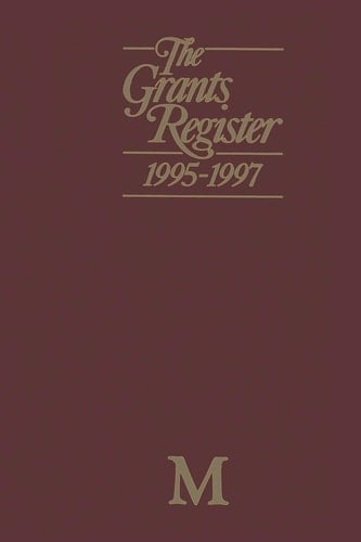 The Grants Register 1995–1997