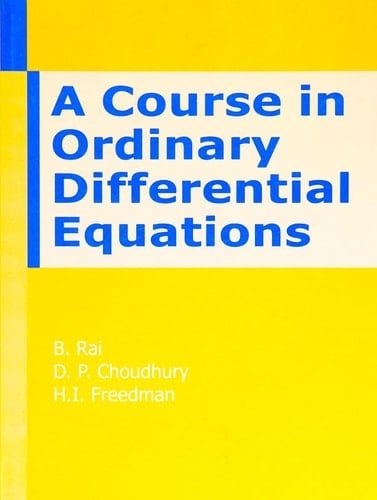 A Course in Ordinary Differential Equations
