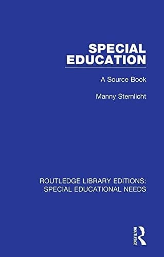Special Education A Source Book