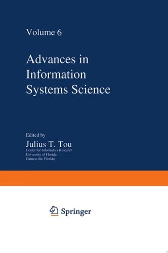 Advances in Information Systems Science Volume 6