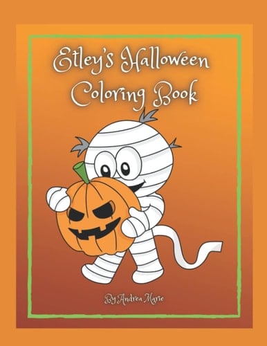 Etley's Halloween Coloring Book