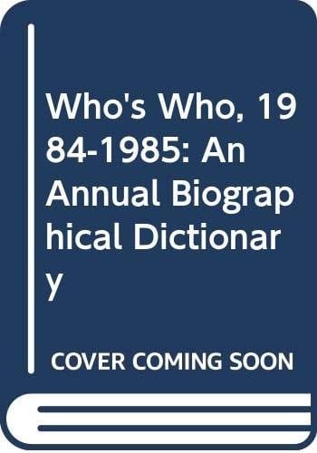 Who's Who, 1984-1985