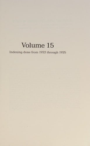 Education Literature, 1907-1932