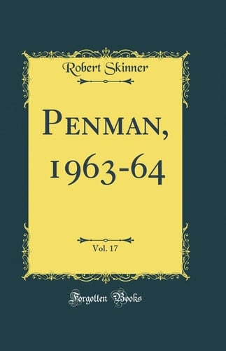 Penman, 1963-64, Vol. 17 (Classic Reprint)