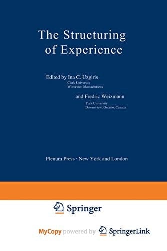 The Structuring of Experience