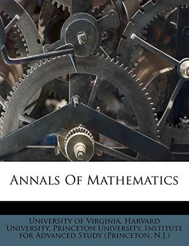 Annals Of Mathematics
