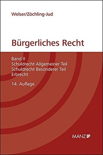 Schuldrecht Allgemeiner Teil, Schuldrecht Besonderer Teil, Erbrecht