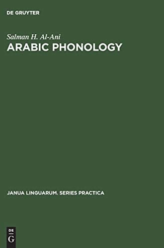 Arabic Phonology An Acoustical and Physiological Investigation