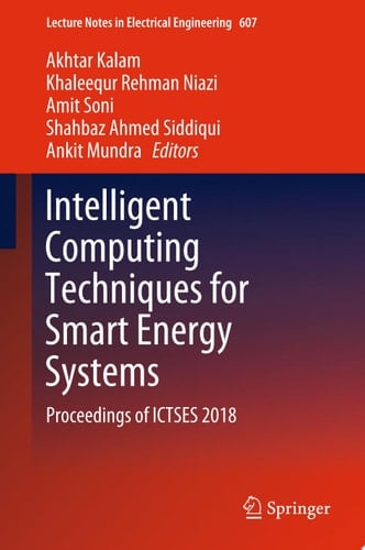 Intelligent Computing Techniques for Smart Energy Systems
