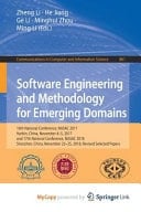 Software Engineering and Methodology for Emerging Domains 16th National Conference, NASAC 2017, Harbin, China, November 4-5, 2017, and 17th National Conference, NASAC 2018, Shenzhen, China, November 23-25, 2018, Revised Selected Papers