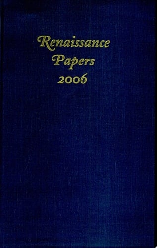 Renaissance Papers 2006
