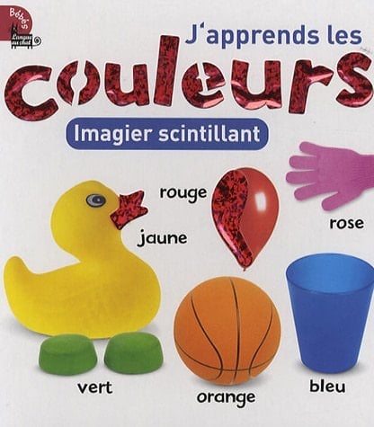 J'apprends les couleurs Imagier scintillant
