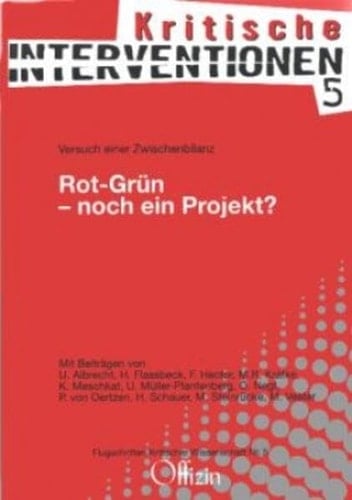 Rot-Grün - noch ein Projekt?