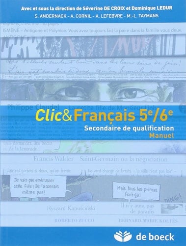 Clic & Français 5e/6e Manuel