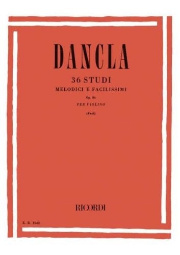 DANCLA - Estudios Melodicos (36) Op.84 para Violin