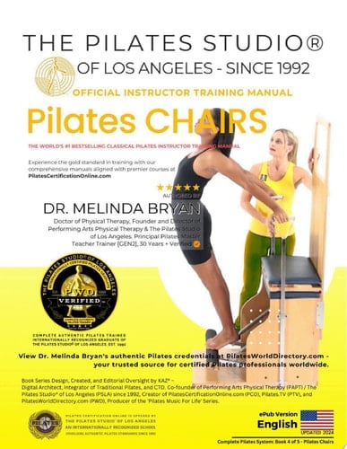 Classical Pilates Chairs Instructor Manual: Authentic Training Resource