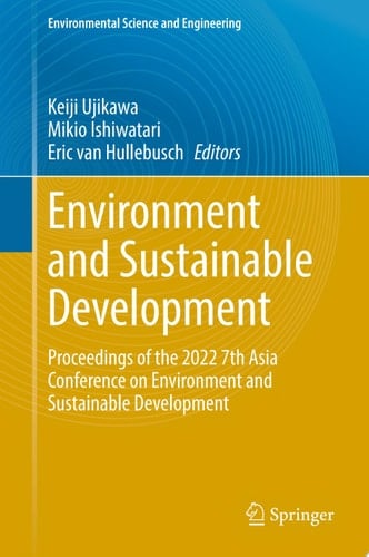 Environment and Sustainable Development
