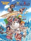 One Piece Coloring Book Funny Anime For Luffy And Friends Fans & Kids and Adults - Color Walk Compendium - Color +100 Characters - Drawing Manga and Chibi