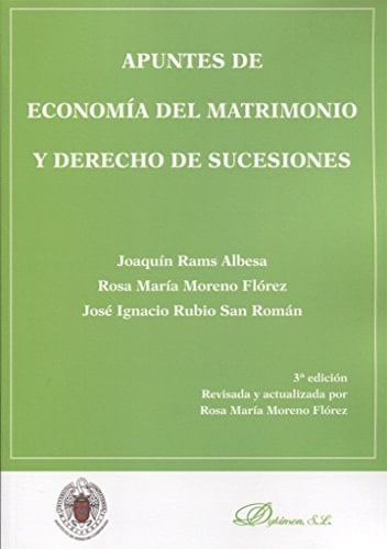 Apuntes de economía del matrimonio y derecho de sucesiones