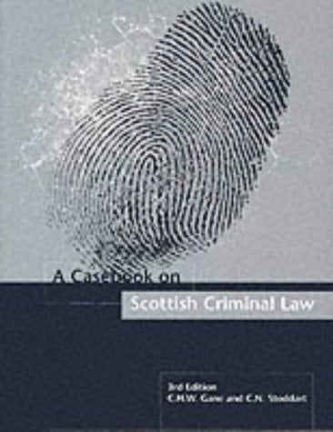 A Casebook on Scottish Criminal Law