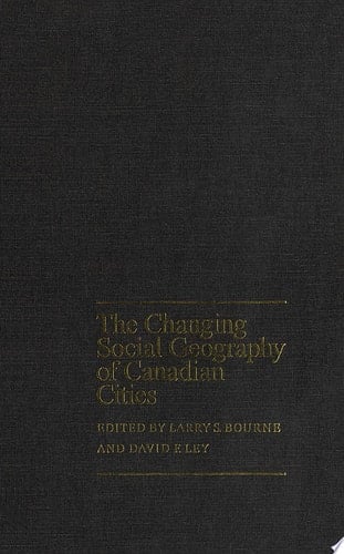 Changing Social Geography of Canadian Cities