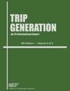 Trip Generation: Trip generation rates, plots and equations