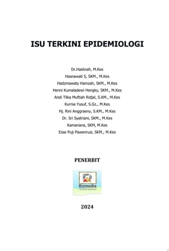 ISU TERKINI EPIDEMIOLOGI
