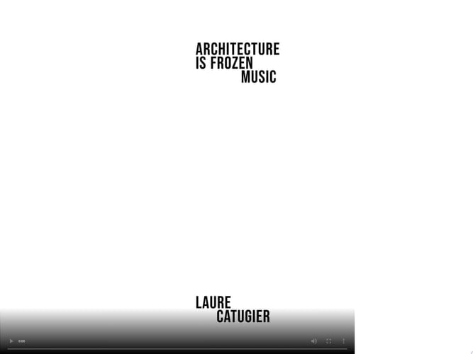 Architecture Is Frozen Music