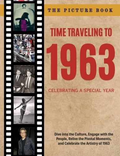 Time Traveling to 1963 - The Picture Book: Celebrating a Special Year | Flash Back to 1963 For Seniors with Dementia ( (30 Premium Pictures With Names)