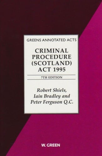 Criminal Procedure (Scotland) Act 1995