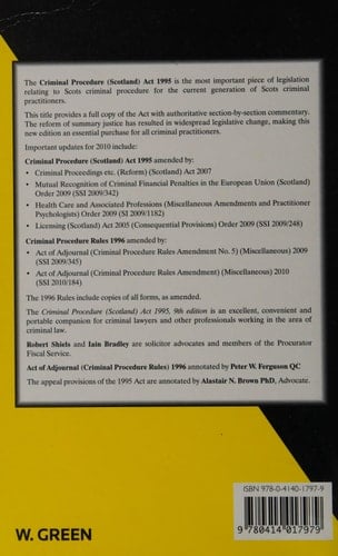 Criminal Procedure (Scotland) Act 1995