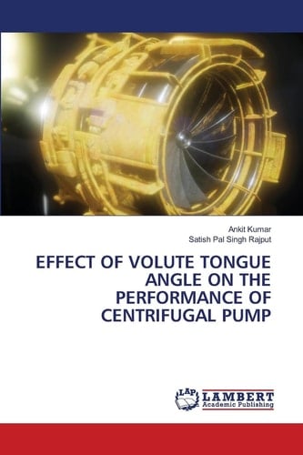 Effect of Volute Tongue Angle on the Performance of Centrifugal Pump