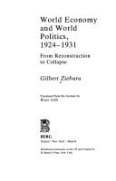 World Economy and World Politics, 1924-1931: From Reconstruction to Collapse
