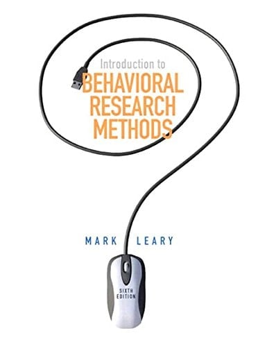Introduction to Behavioral Research Methods (2-downloads)